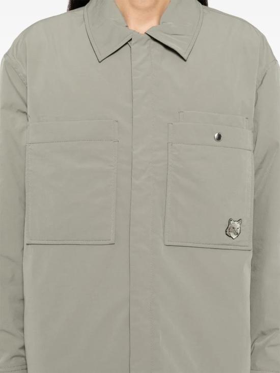  메종키츠네 긴팔 셔츠 NM02113WQ4032P131 sage - MAISON KITSUNE