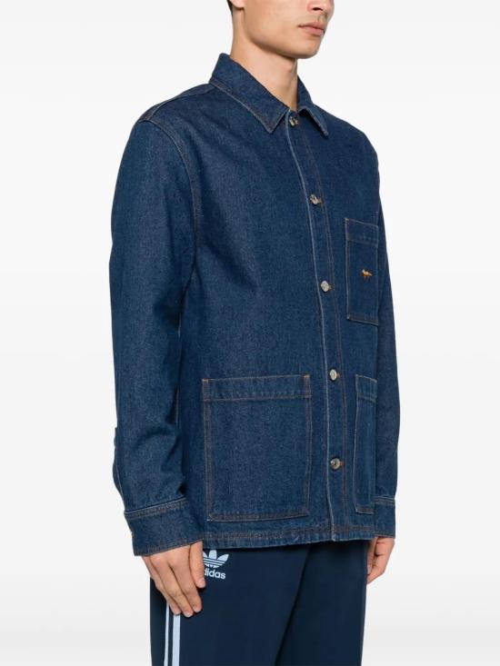  메종키츠네 데님 자켓 MM00415WW5023 indigo - MAISON KITSUNE
