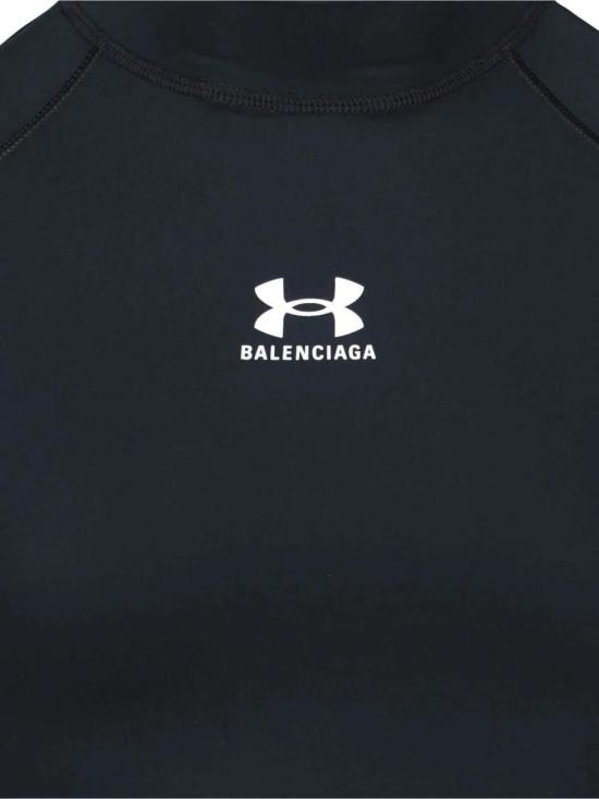  발렌시아가 반팔 티셔츠 816222TRVY3 black - BALENCIAGA