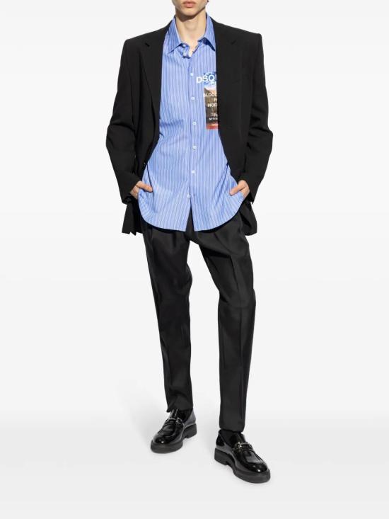  디스퀘어드2 긴팔 셔츠 S74DM0864D35067 blue - DSQUARED2