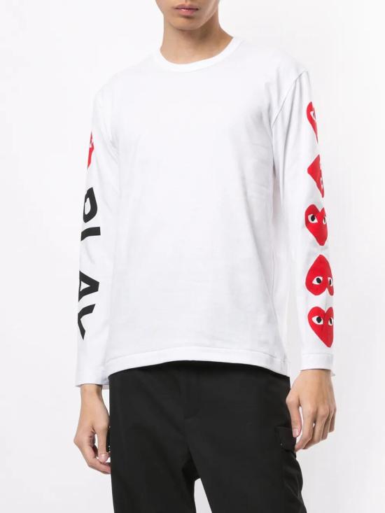  꼼데가르송 긴팔 티셔츠 P1T262 black - COMME DES GARCONS