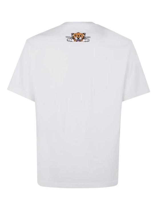  겐조 반팔 티셔츠 FF55TS5334SG white - KENZO
