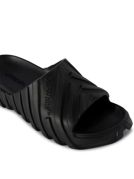  오프화이트 뮬/슬리퍼 OMIC018S24MAT0011010 black - OFF WHITE