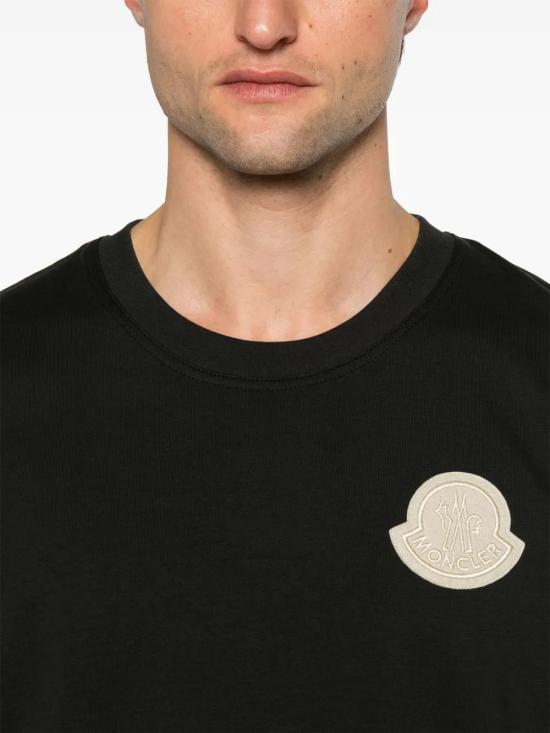  몽클레어 반팔 티셔츠 J20918C0003383927 black - MONCLER