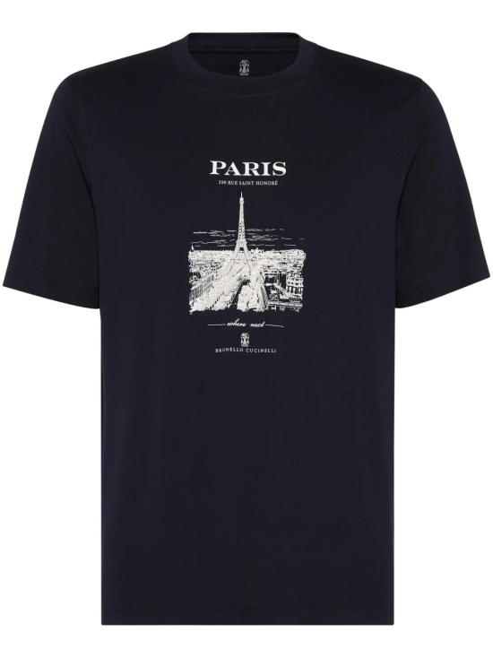  브루넬로 쿠치넬리 반팔 티셔츠 M0B138457C6134