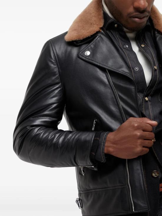  브루넬로 쿠치넬리 바이커 자켓 MPRGG2007C101 - BRUNELLO CUCINELLI