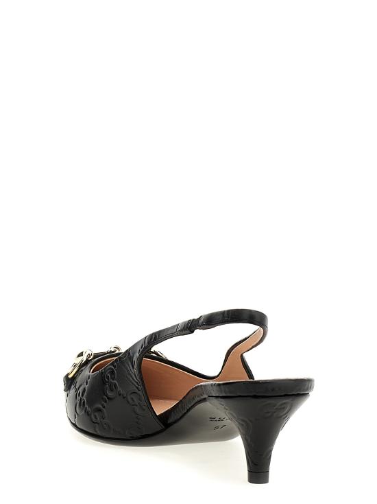 25SS 구찌 힐/펌프스 782407AAEGJ1000 BLACK DOM - GUCCI