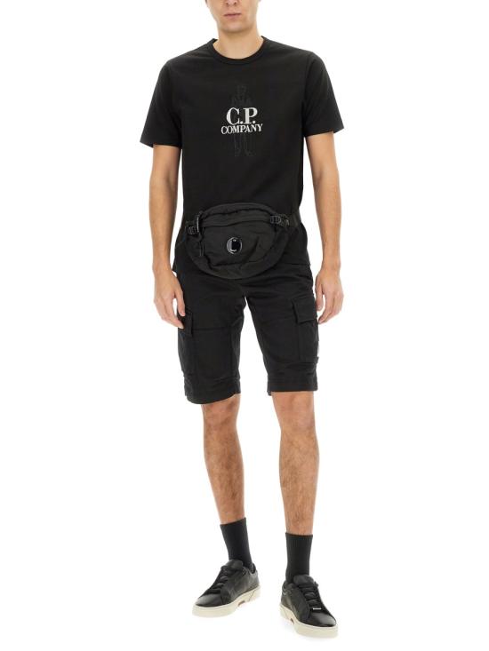 25SS 씨피 컴퍼니 반팔 티셔츠 18CMTS106A110301W999 BLACK DOM - C.P. COMPANY