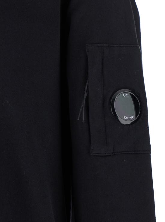 25SS 씨피 컴퍼니 레귤러 핏 코튼 스웨트셔츠  18CMSS019A002246G999 BLACK DOM - C.P. COMPANY