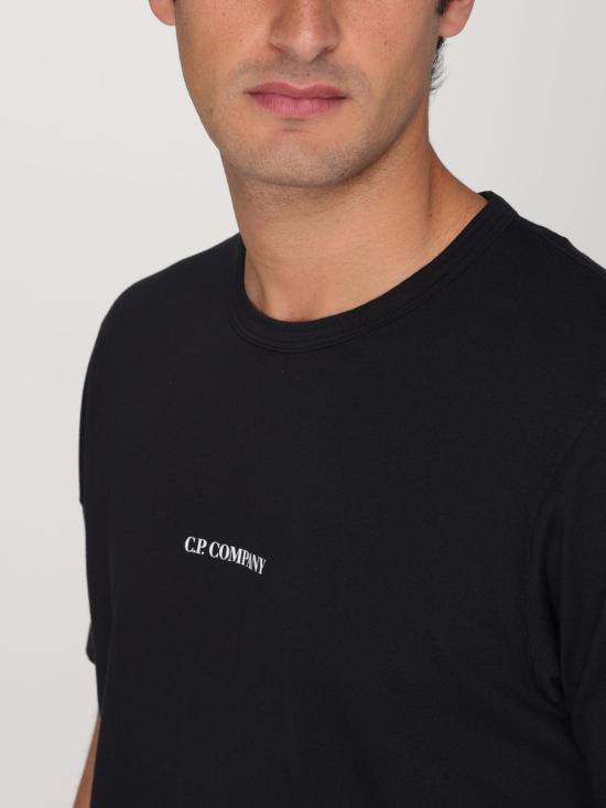 25SS 씨피 컴퍼니 반팔 티셔츠 18CMTS085A005431G999 BLACK DOM - C.P. COMPANY