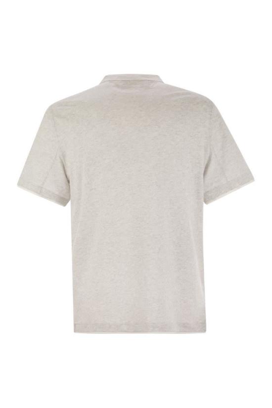  브루넬로 쿠치넬리 자수 로고 티셔츠 M0B137427G CY887 DOM - BRUNELLO CUCINELLI