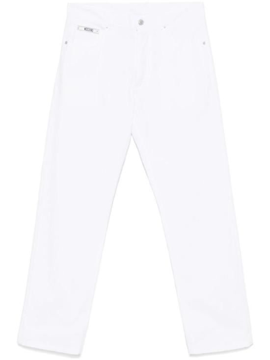 25SS 모스키노 스트레이트 팬츠 A0336 0214 0001 WHITE