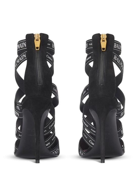 25FW 발망 힐/펌프스 EN1UH092TKWB 0PA Black - BALMAIN