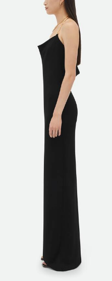  보테가베네타 롱 원피스 776145 V3O301000 Black - BOTTEGA VENETA