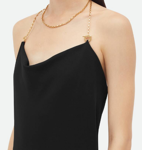  보테가베네타 롱 원피스 776145 V3O301000 Black - BOTTEGA VENETA