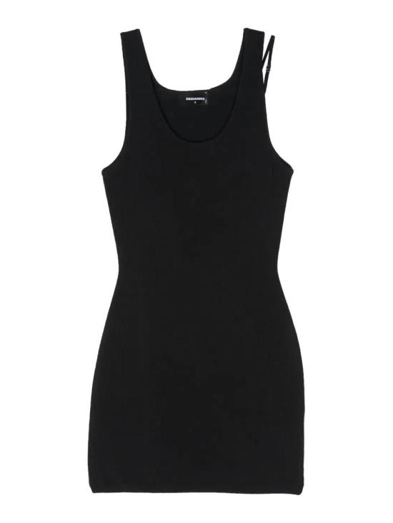  디스퀘어드2 민소매 티셔츠 S80CT0032S18435900 Black