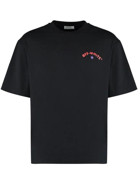  오프화이트 반팔 티셔츠 OMAA120S25JER0081001 black