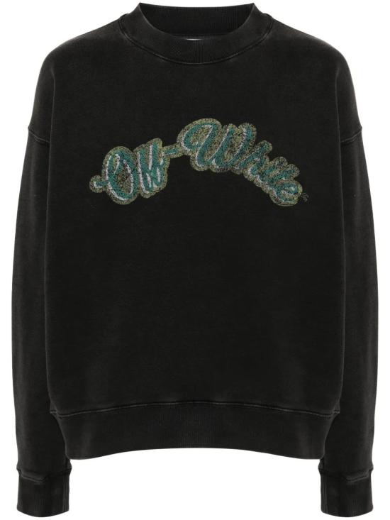  오프화이트 긴팔 티셔츠 OMBA054S24FLE0111055 black