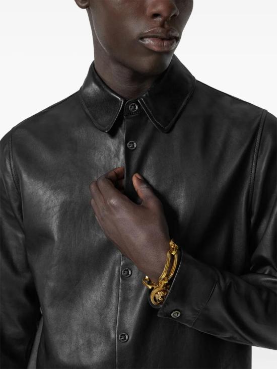  베르사체 긴팔 셔츠 10184381A13366 black - VERSACE