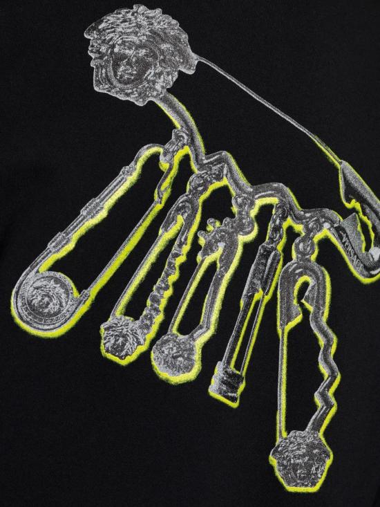  베르사체 긴팔 티셔츠 10139691A13540 black - VERSACE