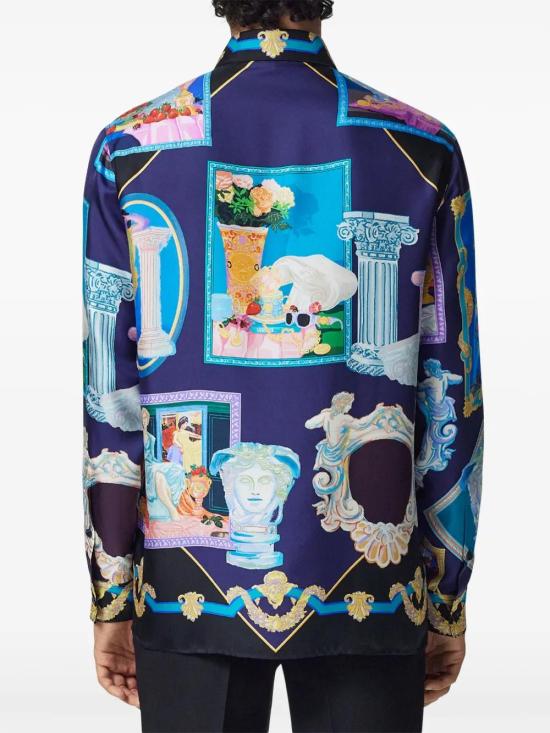  베르사체 긴팔 셔츠 10194381A12995 ocean - VERSACE