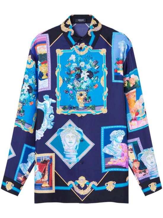  베르사체 긴팔 셔츠 10194381A12995 ocean