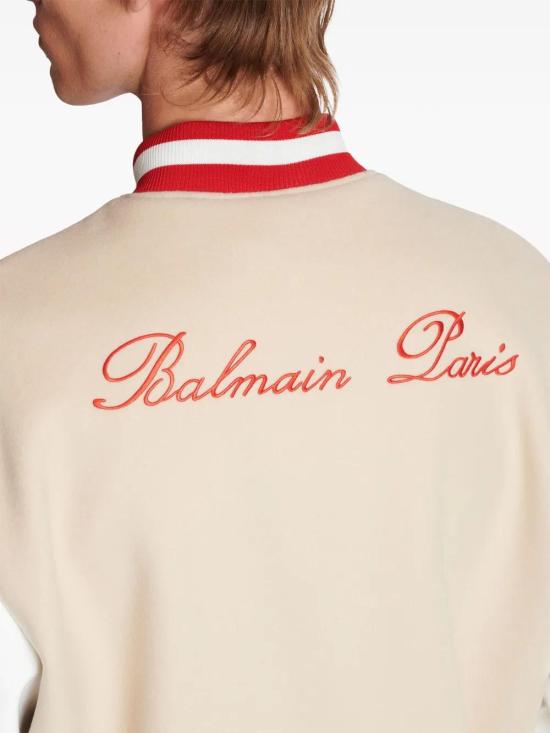  발망 봄버 자켓 CH1TF610ME53 beige - BALMAIN