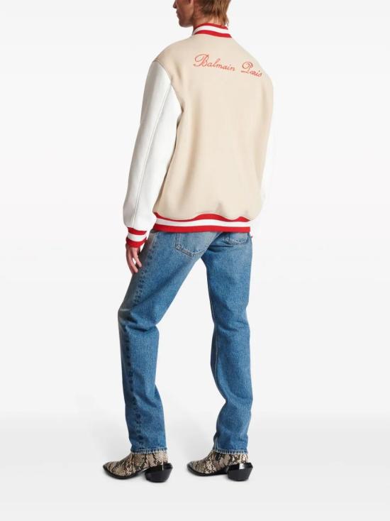  발망 봄버 자켓 CH1TF610ME53 beige - BALMAIN