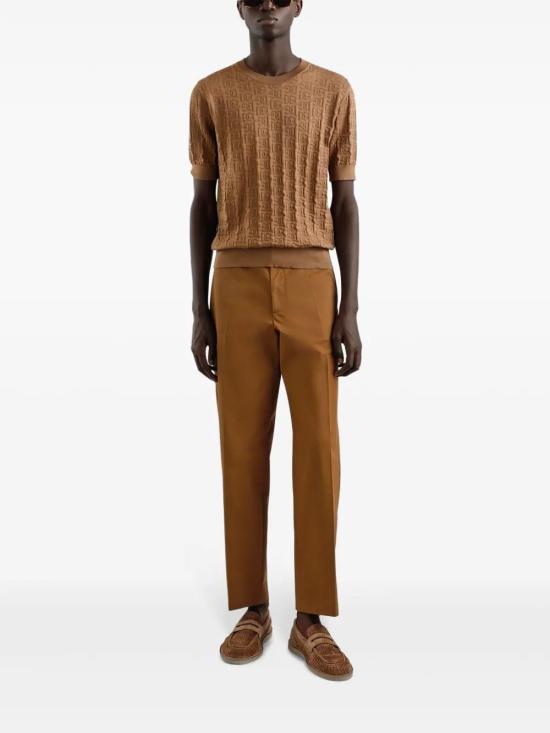  돌체앤가바나 반팔 티셔츠 GXX03TJBSKE camel - DOLCE & GABBANA