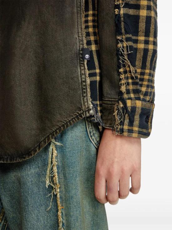  디젤 셔츠 P01488007BL brown - DIESEL