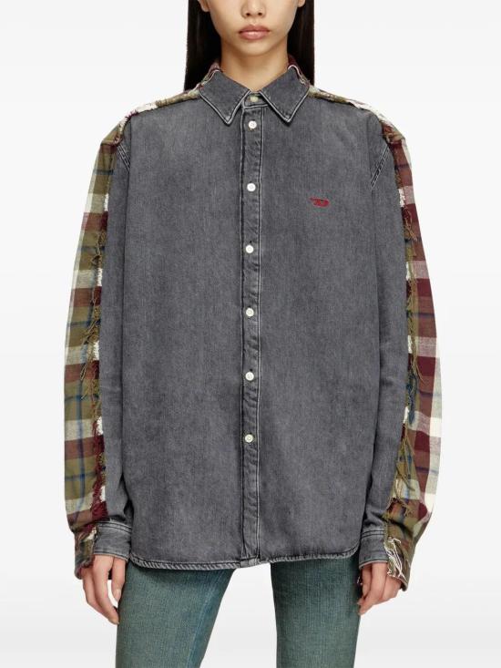  디젤 셔츠 P01490007BN grey - DIESEL