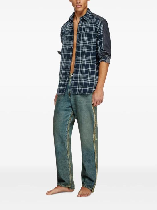  디젤 셔츠 P01489007BM navy - DIESEL