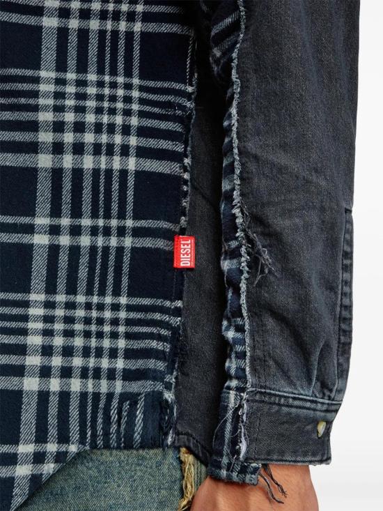  디젤 셔츠 P01489007BM navy - DIESEL