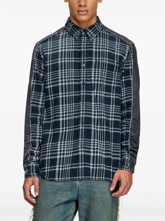  디젤 셔츠 P01489007BM navy - DIESEL