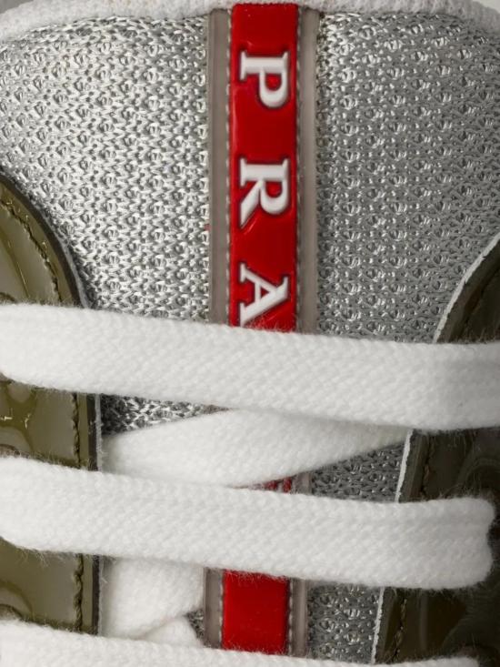  프라다 스니커즈 4E3400FG000ASZ olive green - PRADA