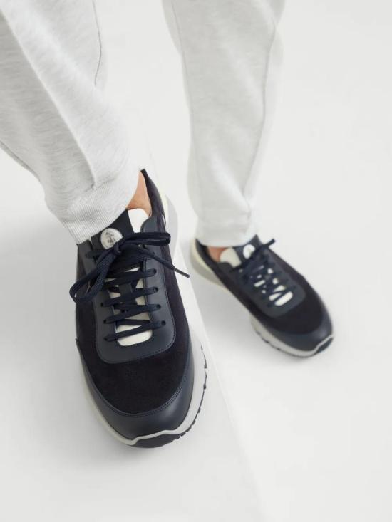  브루넬로 쿠치넬리 스니커즈 MZUSGGO278CJV06 black - BRUNELLO CUCINELLI