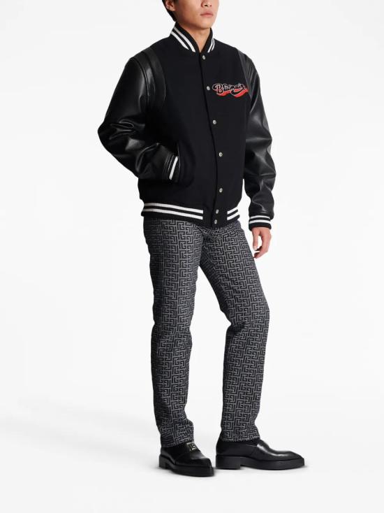  발망 봄버 자켓 BH1TF292WB72 black - BALMAIN