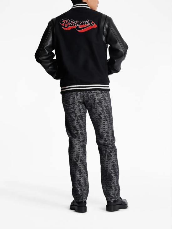  발망 봄버 자켓 BH1TF292WB72 black - BALMAIN
