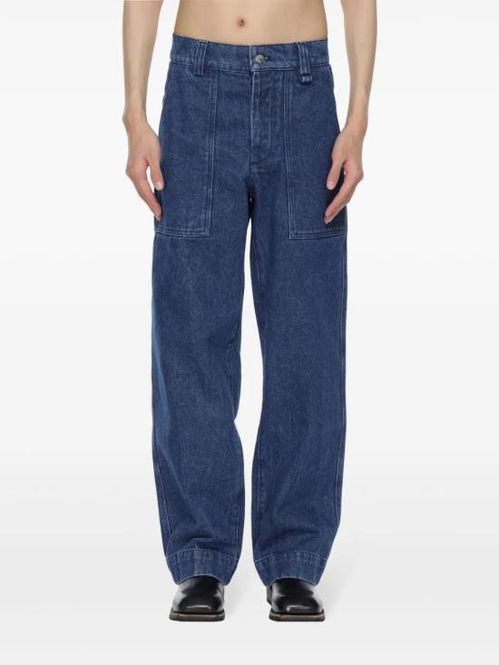  메종키츠네 데님 팬츠 NM01108WW5023 indigo - MAISON KITSUNE