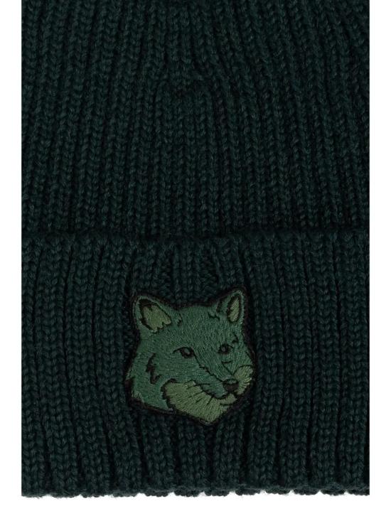  메종키츠네 모자 MM06111KT1022 dark green - MAISON KITSUNE