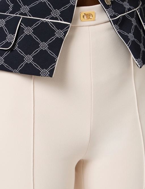 25SS 엘리자베타프랜치 숏팬츠 PA07951E2193 burro Brown - ELISABETTA FRANCHI