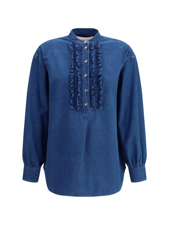 25SS 발렌티노 가라바니 셔츠 6B3DB02Z94B 558 BLUE