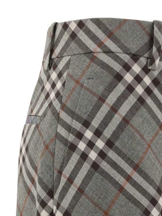 25SS 버버리 스트레이트 팬츠 8104576 C1847 CRATER IP CHECK - BURBERRY