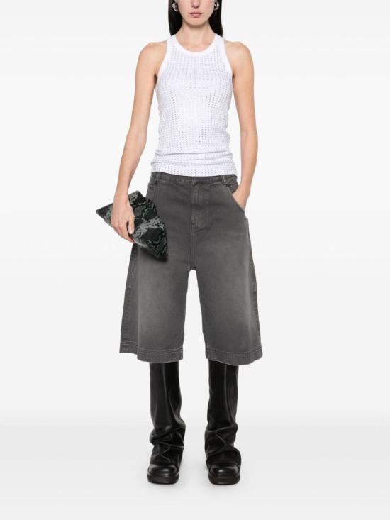 25SS 디 아티코 민소매 티셔츠 250WCN00004JJJ051TR001 WHITE - THE ATTICO