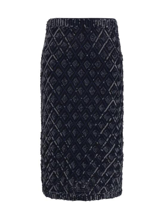 25SS 파로쉬 숏 스커트 D621510 012 BLUE