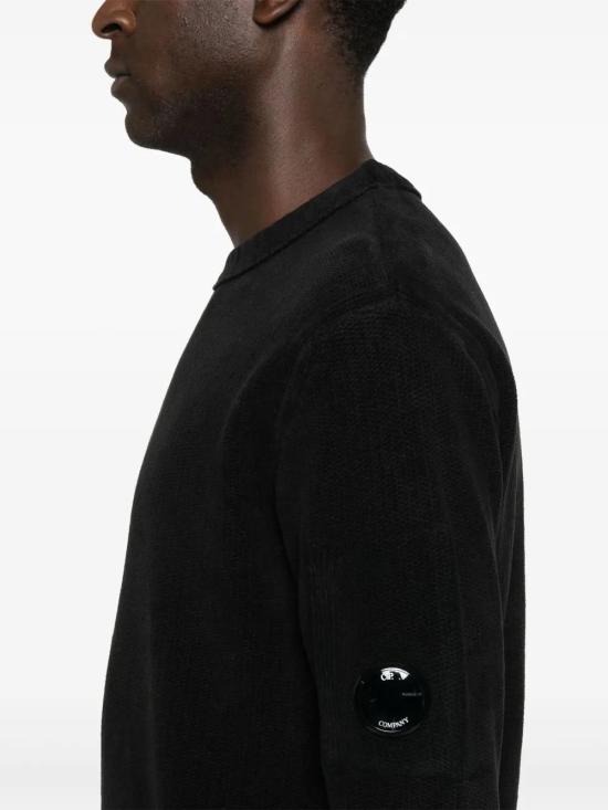  씨피 컴퍼니 스웨터 17CMKN086A005558G black - C.P. COMPANY