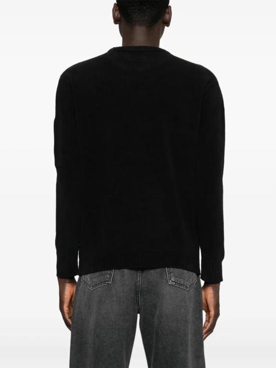  씨피 컴퍼니 스웨터 17CMKN086A005558G black - C.P. COMPANY