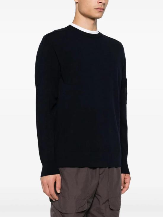  씨피 컴퍼니 스웨터 17CMKN051A005528A midnight blue - C.P. COMPANY