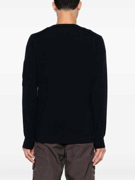  씨피 컴퍼니 스웨터 17CMKN051A005528A midnight blue - C.P. COMPANY
