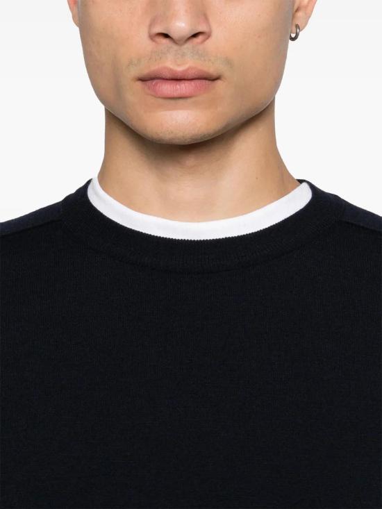  씨피 컴퍼니 스웨터 17CMKN051A005528A midnight blue - C.P. COMPANY